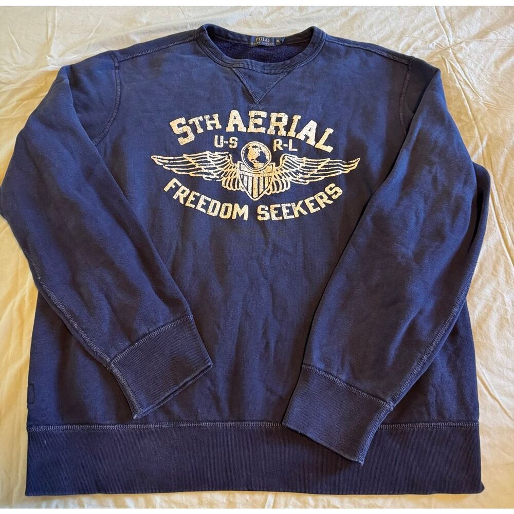 Polo Ralph Lauren Size XL crewneck sweatshirt 5th Aerial Freedom Seekers